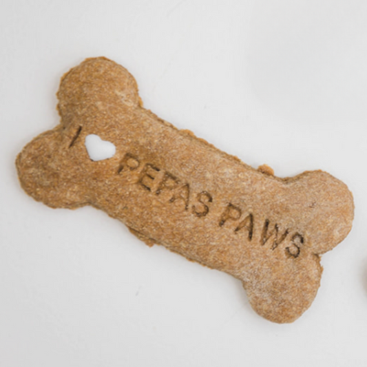 Pepas Paws Dog Cookies made with all natural ingredients in western MA