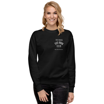 Anti social dog mom Premium Sweatshirt